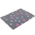 Vetbed Isobed SL med hjerter og poter - L 100 x B 75 cm