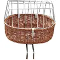 Aumuller Hunde-cykelkurv til styr med beskyttelsesgitter - Standard: ca. L 52 x B 38 x H 39 cm
