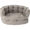 Zooplus Exclusive Cozy ecoLIFE Hundeseng, grå - L 64 x B 60 x H 30 cm