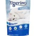 Tigerino Økonomipakke: 6 x 5 l Tigerino Crystals kattegrus - Sensitive Blå