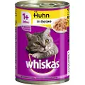 Whiskas 1+ dåse 24 x 400 g - Kylling i gelé