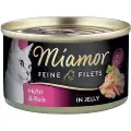 Miamor Økonomipakke: 24 x 100 g Miamor Fine Fileter - Kylling & Ris i gelé