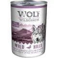 Wolf of Wilderness Økonomipakke: 12 x 400 g Wolf of Wilderness Adult - Wild Hills - And