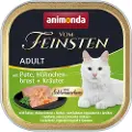 Animonda Vom Feinsten Økonomipakke: 36 x 100 g Animonda vom Feinsten Adult med guffyld - Kalkun, hønsebryst & urter