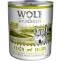 Wolf of Wilderness Adult 6 x 800 g - Single Protein - Green Fields - Lam