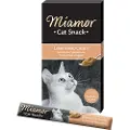 Miamor Cat Snack leverpølse-creme -Økonomipakke 66 x 15 g