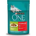 Purina One Sterilised - Kalkun & Grøn Bønne (26 x 85 g)