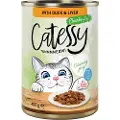 Catessy Bidder i sauce eller gelé 24 x 400 g - And & Lever i sovs