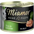 Miamor Økonomipakke: 12 x 185 g Miamor Fine Fileter - Tun & Grøntsager