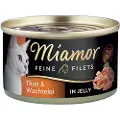 Miamor Økonomipakke: 24 x 100 g Miamor Fine Fileter - Tun & Vagtelæg i gelé