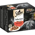 Sheba Økonomipakke: 144 x 85 g Sheba portionsposer - Selection i sovs