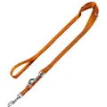 Hunter London Hundesnor, orange - 200 cm lang, 15 mm bred