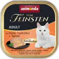 Animonda Vom Feinsten Adult med guffyld 6 x 100 g - Kylling, laksefilet & spinat