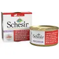 Schesir Natural med ris 1 x 85 g - Tun & Oksekød med ris