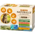 IAMS Naturally Cat Adult Land & Sea Mix - 12 x 85 g