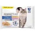Perfect Fit Økonomipakke: 96 x 85 g Perfect Fit - Sterilised Indoor Adult 1+ Kylling & Laks