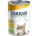 Yarrah Øko Bidder 6 x 405 g - Øko Kylling med øko brændenælder & øko tomater i sauce