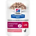 Hill's Pet Nutrition I/D Digestive Care vådfoder til katte med laks (portionsposer)