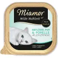 Miamor Mildt Måltid 6 x 100 g - Fjerkræ pure & ørred
