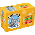 Catessy Økonomipakke: 96 x 100 g Catessy i portionspose - Bidder i gelé