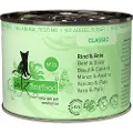 Catz Finefood Økonomipakke: 24 x 200 g catz finefood i dåse - Okse & And
