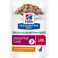 Hill's Pet Nutrition I/D Digestive Care vådfoder til katte med kylling (portionsposer)