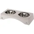 Ferplast Foderbar Legno i træ - 2 x 1,2 l: L 49,5 x B 23 x H 9,6 cm