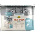 Almo Nature Urinary Help multipack med fisk og kylling vådfoder til katte (70 g)
