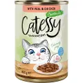 Catessy Økonomipakke: 48 x 400 g Catessy Bidder i sovs eller gelé - Kalv & Kylling i sovs