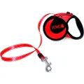 Kong Ultimate rulleline rød - Str. XL: til hunde < 70 kg, længde ca. 5 m
