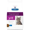 Hill's Pet Nutrition Kombipakke: Hill's Prescription Diet kattemad - y/d Thyroid Care (1,5 kg + 6 x 156 g)