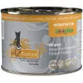 Catz Finefood Økonomipakke: 24 x 200 g catz finefood Monoprotein dåse - Kænguru