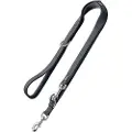 Hunter Divo & Maldon Hundesnor, grå - 190 cm lang, 15 mm bred