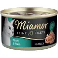 Miamor Økonomipakke: 24 x 100 g Miamor Fine Fileter - Tun & Ris i gelé