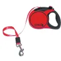 Kong Terrain rulleline rød - Str. S: til hunde < 20 kg, længde ca. 5 m