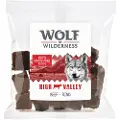 Wolf of Wilderness Økonomipakke: Wolf of Wilderness Snack - Wild Bites 3 x 180 g - High Valley - Okse
