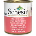 Schesir Økonomipakke: 12 x 285 g Schesir vådfoder - Kylling & Gulerod