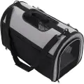 Zooplus Exclusive Transporttaske Freedom med løbegård - L 50 x B 54,5 x H 32 cm