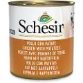 Schesir Økonomipakke: 12 x 285 g Schesir vådfoder - Kylling & Kartoffel