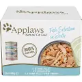 Applaws Prøvepakke: 12 x 156 g Applaws i bouillon - Fisk