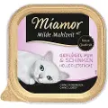 Miamor Økonomipakke: 24 x 100 g Miamor Mildt Måltid - Fjerkræ pure & skinke