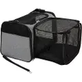 Zooplus Exclusive Bæretaske Onoen med løbegård - L 45 x B 26 x H 28,5 cm - Grå