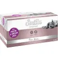 Smilla Økonomipakke: 24 x 100 g Smilla Fine Menu - Fjerkræ & Kyllingelever
