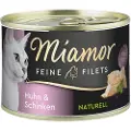 Miamor Fine Fileter Naturel 6 x 156 g - Kylling & Skinke