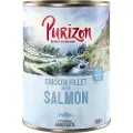 Purizon Adult kornfri 12 x 400 g - Kyllingfilet mit Laks