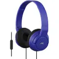 JVC SR18 on-ear-hovedtelefoner med mikrofon - mørkeblå
