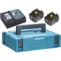 Makita 197624-2 2x Bl1850b + Dc18rc Batterioplader