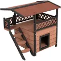 Zooplus Exclusive Kattehus Maisonette - L 77 x B 56,4 x H 72,4 cm