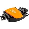 Bahco Set Of 8 Phosphated Torx Keys Torx-nøglesæt