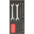Bahco Set Of Fixed Double End Es In Foam Tray 1-3 Fit&go Set Fastnøgle 8 Enheder